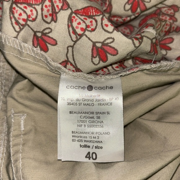 Cache Cache Women’s Lightweight Flare Summer Pants Size US12 Euro 40 - Picture 5 of 7